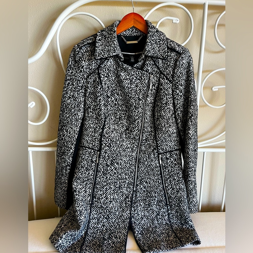 White House Black Market soft boucle coat.